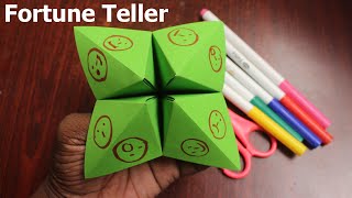 How to Make a Paper Fortune Teller Easy Origami [upl. by Chryste824]