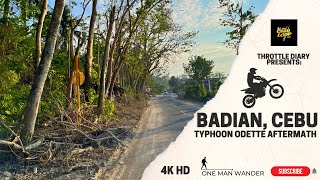 Badian Cebu After Super Typhoon Odette  One Man Wander [upl. by Cordula151]