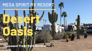 Mesa Spirit  Best RV Resort In Arizona Full Time RV Living [upl. by Florin]