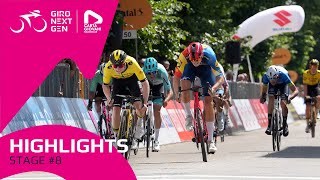 Giro Next Gen 2024  Stage 8 Highlights [upl. by Ignacia517]