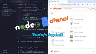 How To Install Node Js Cpanel In Bangla [upl. by Eiramaneet80]