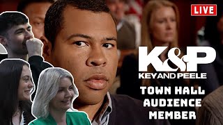 BRITISH FAMILY REACTS  Key and Peele  Town Hall Audience Member [upl. by Enelrahc]