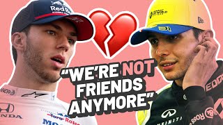 Why Dont Gasly amp Ocon Get Along now theyre teammates lol [upl. by Naneik]