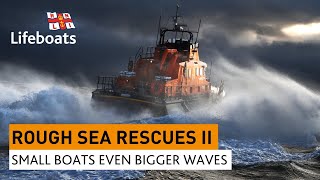 Rough weather lifeboat rescues by the RNLI in 2020 [upl. by Pollock]