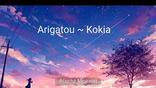 Arigatou song by Kokia Lyrics [upl. by Peirce416]