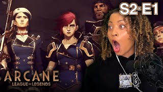 THE BEST START TO ARCANE SEASON 2 VI CHOOSES A SIDE  Arcane Season 2 Episode 1 Reaction [upl. by Leighton]