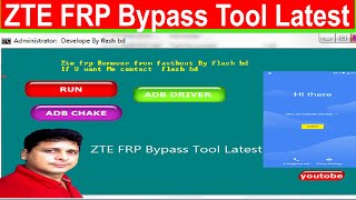 ZTE FRP Bypass Tool 2021  zte frp unlock just 1 click tool [upl. by Nata]