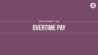 Overtime Pay [upl. by Ihcas446]