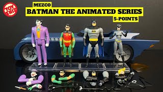 2024 5 POINTS BATMAN THE ANIMATED SERIES  Mezco Toys [upl. by Marlen61]