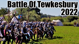 Tewkesbury Medieval Festival 2022  Battle [upl. by Ataymik933]