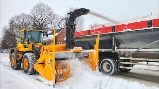 Big Compilation of Snow Removal Operations in Montreal  Canada Winter 20202021 snowremoval [upl. by Yanahs174]