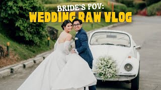 RAW WEDDING VLOG  Jen Barangan [upl. by Steep434]