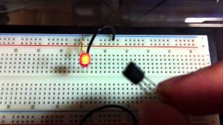 Electronics  Using an NPN Transistor as a Switch [upl. by Tierney]