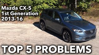 Top 5 Problems Mazda CX5 SUV 1st Generation 201316 [upl. by Akenor938]