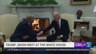 It is a nice world today  Trump Biden meet in Oval Office to discuss smooth transition of power [upl. by Gloriana]