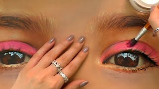 ASMR Makeup on Peoples Faces touching tapping makeup sounds to help you relax [upl. by Mcferren685]