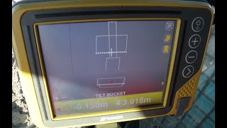 Cutting with topcon GPS [upl. by Swartz215]