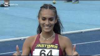 La Bellissima Dalia Kaddari vince la Finale Assoluti 2021 ★ 200 m Donne [upl. by Melany]