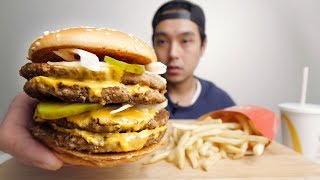 Quadruple Quarter Pounder w Cheese [upl. by Ahk]