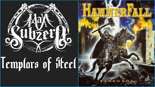 Hammerfall  Templars Of Steel Instrumental Cover amp Lyric Video [upl. by Eissalc887]