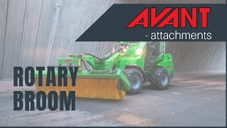 Avant attachments Rotary Brooms [upl. by Atteuqal2]