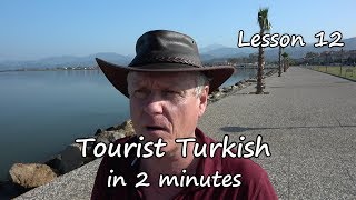 Learn Turkish in 5 minutes lesson 12 [upl. by Yessak]