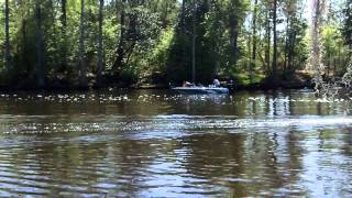 Boating along the Calcasieu River in Louisiana [upl. by Biagi]