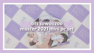 BTS Muster SOWOOZOO Mini Photocard Set 10 packs  1 special card set Unboxing 소우주 2021 [upl. by Megen]