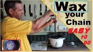 Wax your chain  best lube ever [upl. by Iccir]