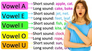 VOWELS amp CONSONANTS  Whats the difference  Learn with examples [upl. by Stegman]