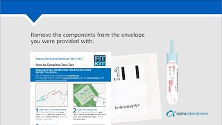 How to Collect Your Faecal Immunochemical Test FIT Sample [upl. by Gnel]