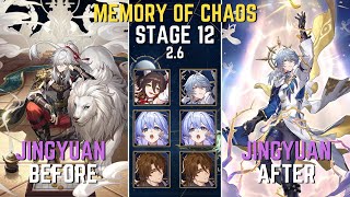 Jing Yuan  Sunday is NOT FAIR 6 to 2 Cycle Clear My Jing Yuan Team Before and After  MoC 12 [upl. by Annayad]