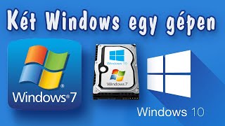 Windows7 és Windows10 egy gépen [upl. by Adnohsed]