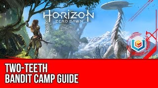 Horizon Zero Dawn  Bandit Camp  TwoTeeth Guide Stealth Gameplay [upl. by Lareine]