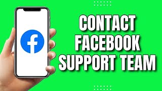 How To Contact Facebook Support Team UPDATED 2023 [upl. by Tansy]