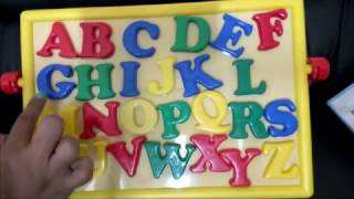 Learn the Alphabets with Magnetic Board [upl. by Asirem100]