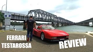 1985 Ferrari Testarossa Monospecchio Performance Review [upl. by Leahcimsemaj]