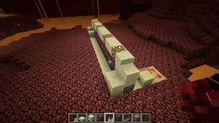 Minecraft  Tutorial Nether Wart Farm [upl. by Nylecyoj]