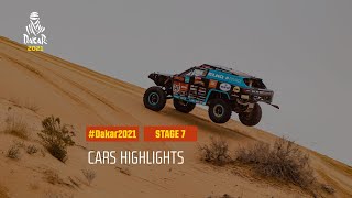 DAKAR2021  Stage 7  Ha’il  Sakaka  Car Highlights [upl. by Kerr777]