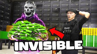 He Was INVISIBLE Robbing Banks In GTA5 RolePlay [upl. by Kristy263]