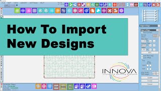 Importing New Designs in INNOVA Autopilot Mach3  Longarm Quilting [upl. by Kapor]