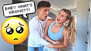 SCREAMING IN PAIN AND THEN “PASSING OUT” PRANK ON MY FIANCE CUTE REACTION [upl. by Aivek]