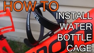 How to Install Water Bottle Cage on Your Bike [upl. by Elyad]