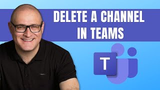 How to properly delete a channel within Microsoft Teams [upl. by Enifesoj]