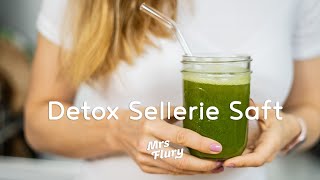 Sellerie Saft Rezept ohne Entsafter  Selleriesaft selber machen [upl. by Safoelc]