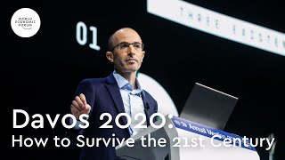 Yuval Noah Harari How to Survive the 21st Century Davos 2020 [upl. by Duky]