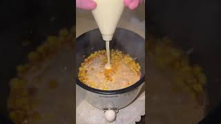 Creamy Corn Shin Ramyun food cooking ramen reels shortsviral recipe foodie [upl. by Deacon]