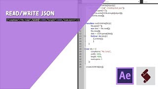 Adobe Scripting Tutorial ReadWrite JSON Files [upl. by Anneh]