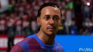 JULES KOUNDE FIFA 22 FACE CLUBES PRO PRO CLUBS BARCELONA [upl. by Mat569]