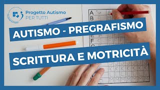 Esercizi di PREGRAFISMO per lAUTISMO potenziamento di scrittura e coordinazione motoria [upl. by Akiaki60]